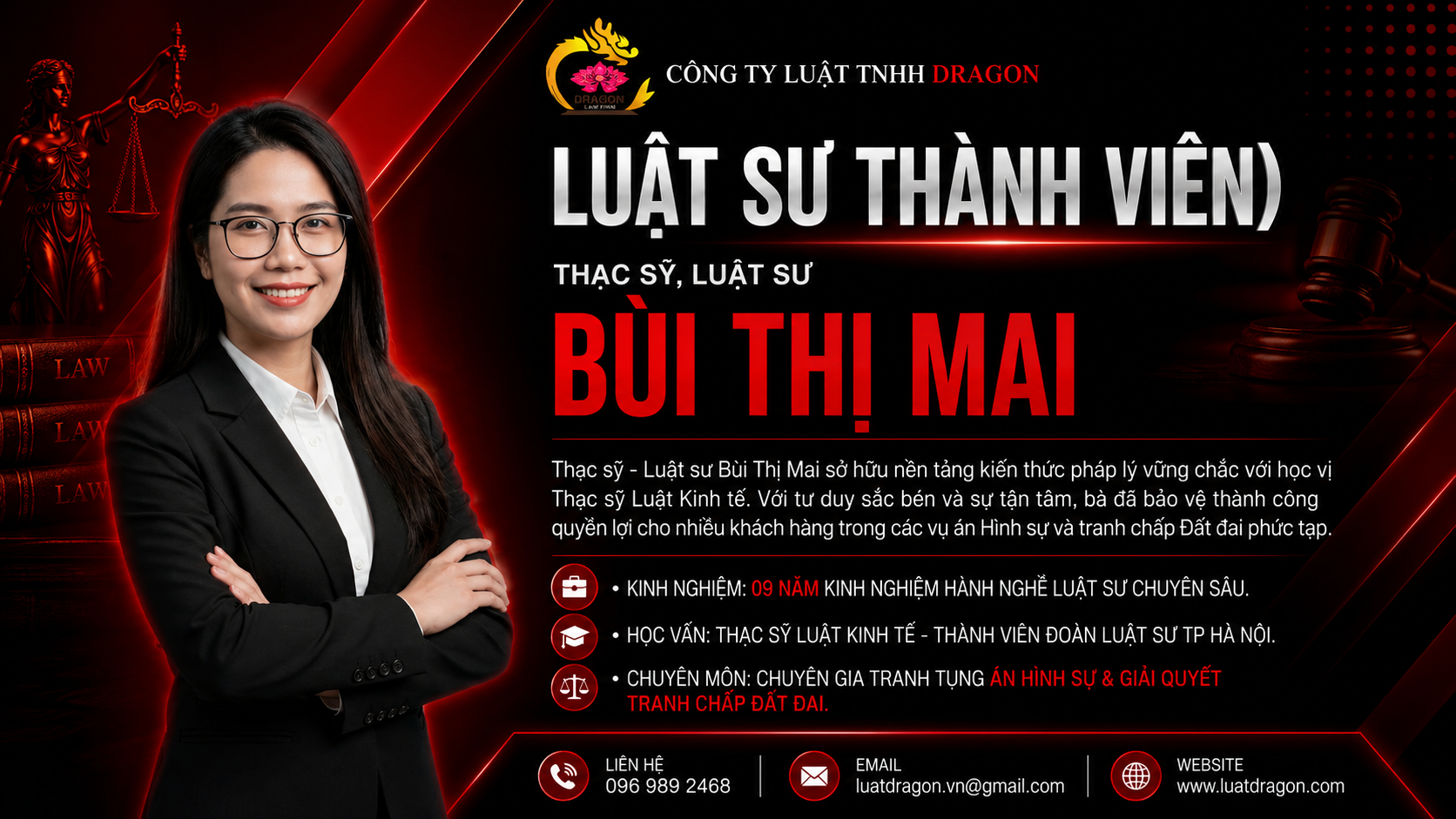 Luật sư Bùi Thị Mai